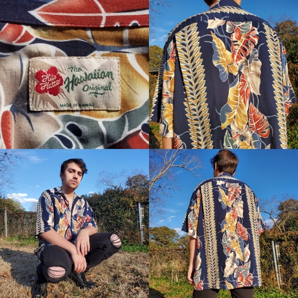 Authentic Hawaiian Shirt by Hilo Hattie - Picture 4 of 4